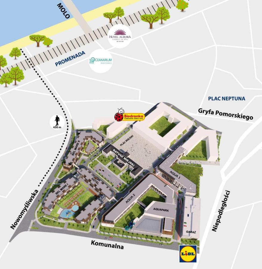 Bel Mare Apartament 128 Z Ogrodkiem Miedzyzdroje Luaran gambar