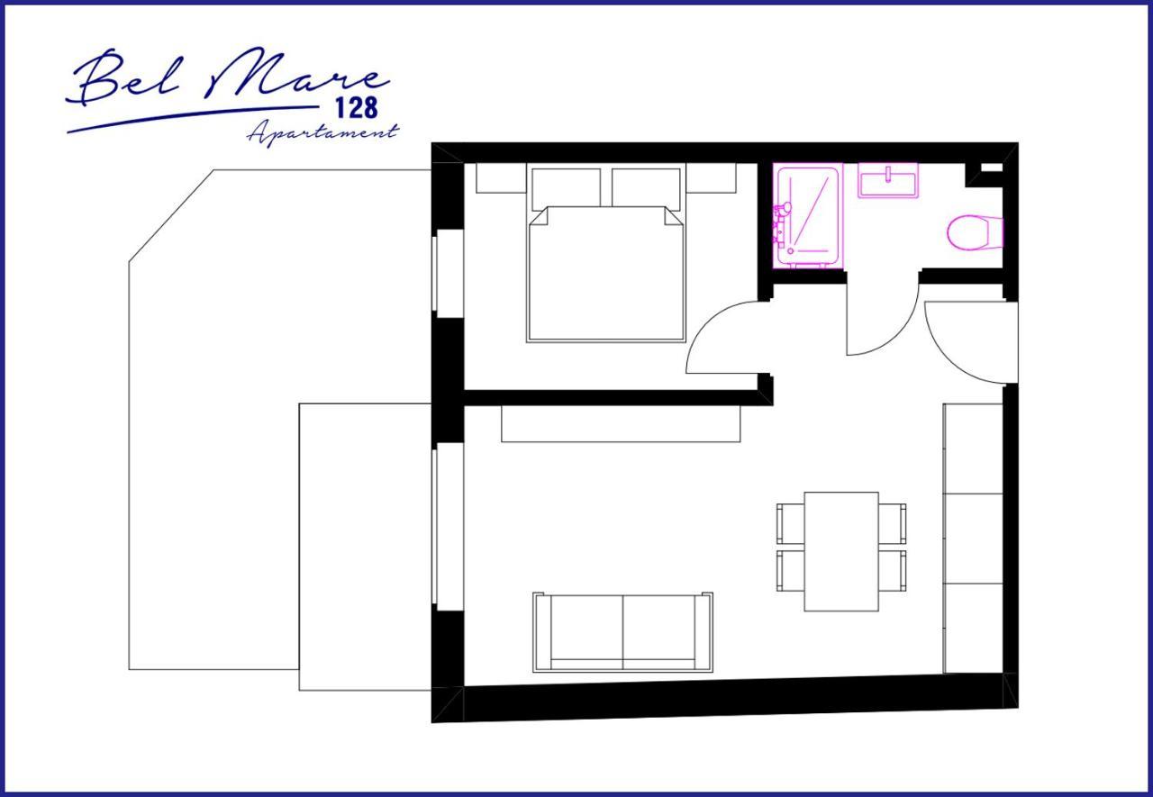 Bel Mare Apartament 128 Z Ogrodkiem Miedzyzdroje Luaran gambar